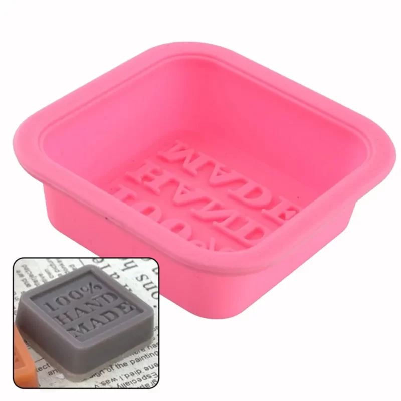 Hot Sale 1PC 100% Hand Made DIY Silicone Mold Soap Mold Fondant Cake Decorating Tools