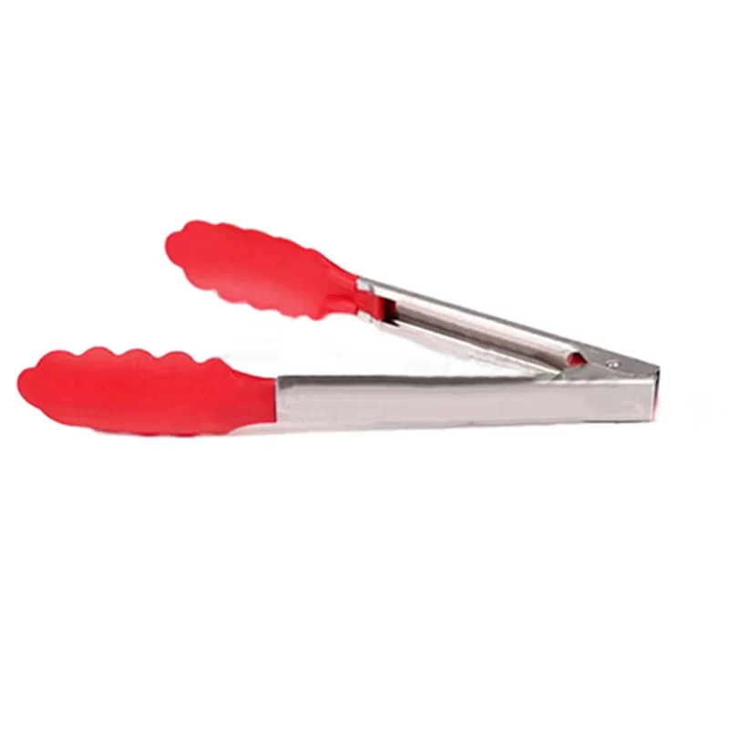 Food Grade Silicone Food Tong Kitchen Tongs Cooking Clip Bread Clamp Salad Stainless Steel Handle BBQ Tools Kitchen Utensil - Image 4