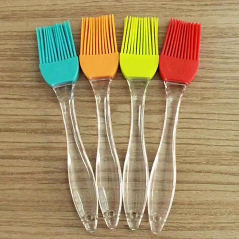 Kitchen Silicone Grill Brush Bread Chef Brush Pastry Oil Cooking Smear BBQ Brush Seasoning Brush Baking Pan Oil Brush BBQ Tool - Image 2