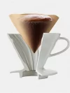 Coffee Filters 1-4Cup Coffee Filter Paper Wood Pulp Hand Punch V-Shaped Conical Drip Filter Screen Imported American Coffee Tool - Image 2