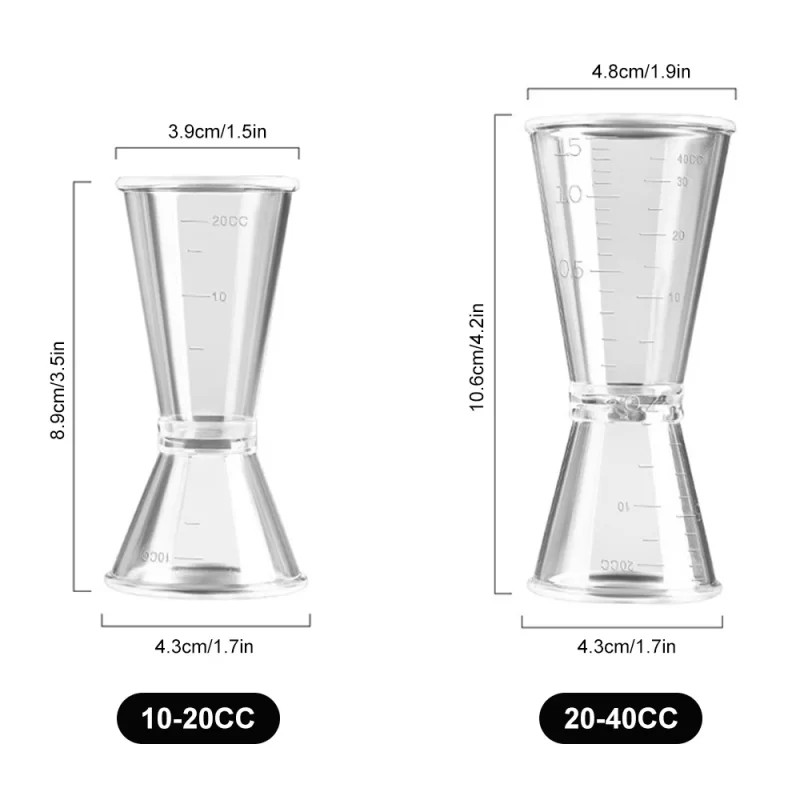 1PC Cocktail Measure Cup Double End Measuring Cup Ounce Cup Milk Tea Coffee Mixing Wine Measuring Apparatus for Home Bar Party - Image 6