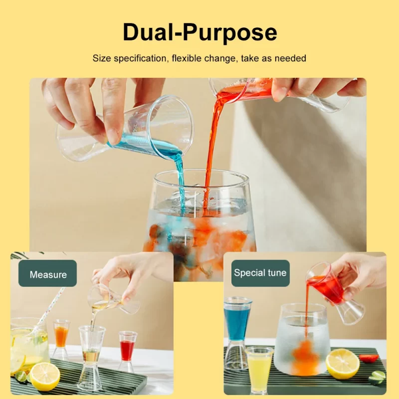 1PC Cocktail Measure Cup Double End Measuring Cup Ounce Cup Milk Tea Coffee Mixing Wine Measuring Apparatus for Home Bar Party - Image 5