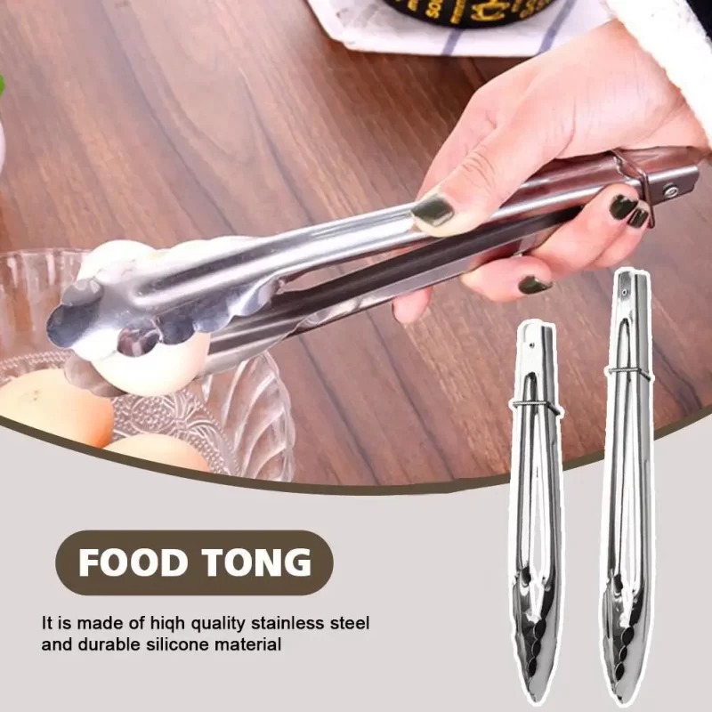 9/12Inch Stainless Steel Tongs Ice Meat Salad Bread Food Home Tools Clamp Kitchen Buffet Cooking Barbecue Accessories Party G4P9