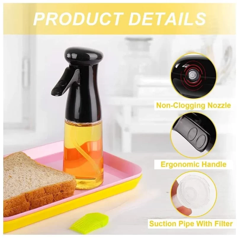 Olive Oil Spray BBQ Cooking Kitchen Baking Sprayer Oil Spray Dispenser Salad Empty Bottle Vinegar Bottle Barbecue Tool for Home - Image 5