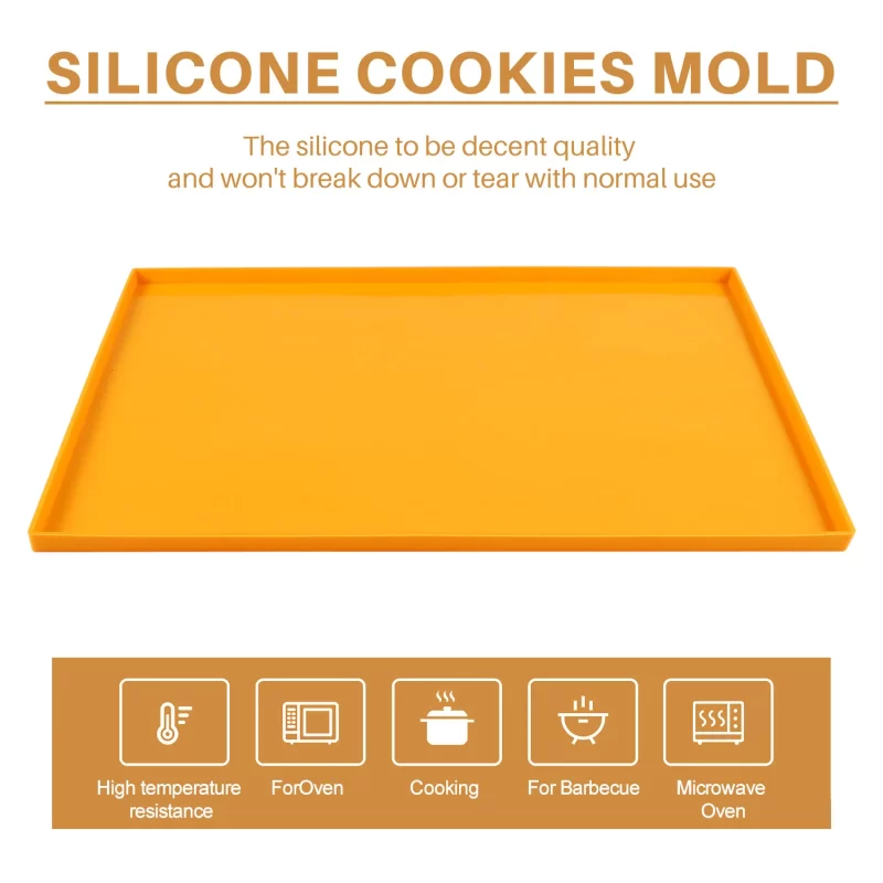 Swiss Roll Cake Mat Flexible Baking Tray Jelly Roll Pan Silicone Cookies Mold Bakeware - Image 2