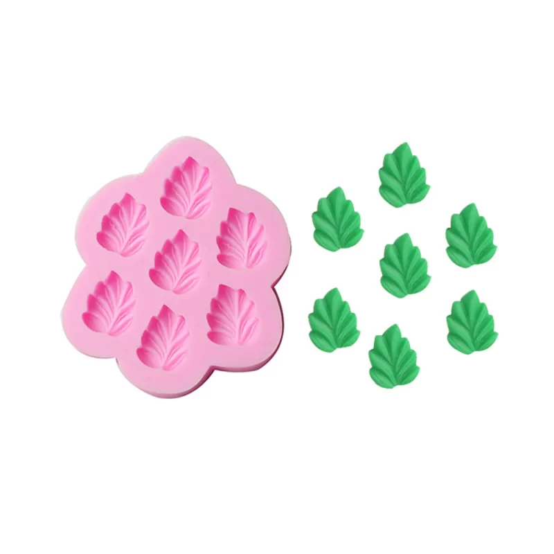 1~4PCS Fondant Silicone Mold Silica Gel Cake Decorating Tools Ginkgo Biloba Cake Tools Silicone Saccharine Mold Easy To Release - Image 6