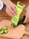 Multi-Function Vegetable Fruit Peeler Grater Hand Slicer Double Head Cutter Cucumber Carrot Potato Knife Kitchen Home Gadgets - Image 5
