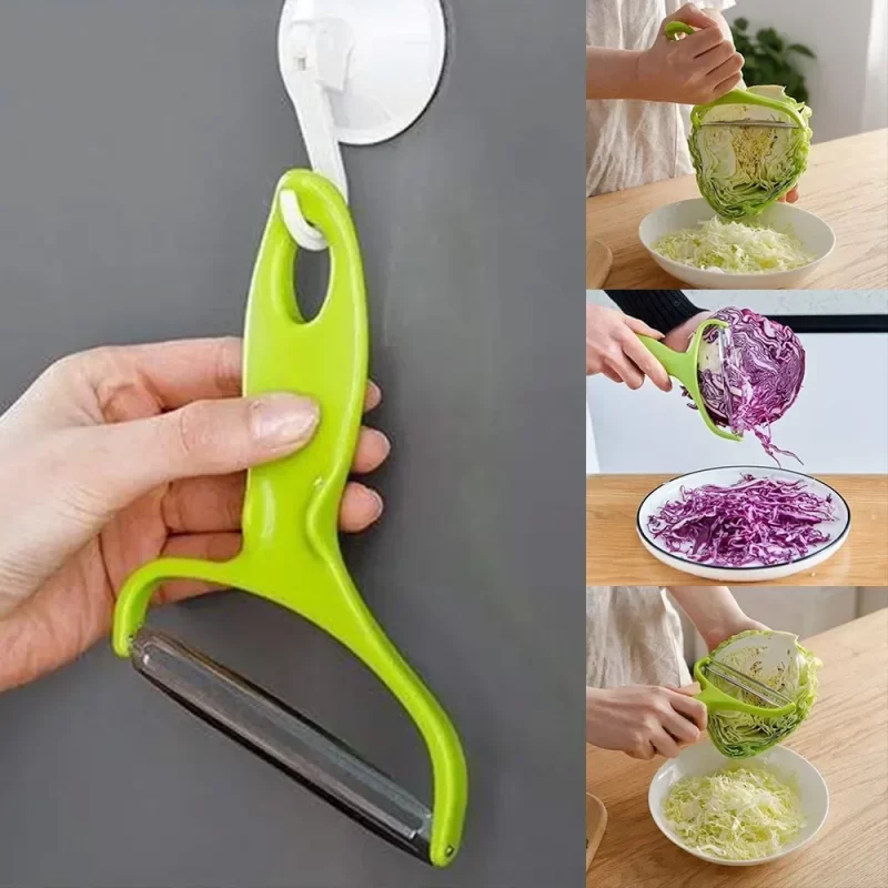 Stainless Steel Potato & Cabbage Peeler Grater Salad Multi-Function Grater With Non-slip Handle Kitchen Tools - Image 2