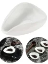 Coffee Beans Dose Trays Pure White Smooth Porcelain Teaspoon Tea Separator Vessel Set Tools For Coffee Bar Ista Accessories - Image 5